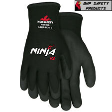 Mcr Memphis Ninja Ice Insulated Cold Winter Weather Safety Work Gloves 1pair
