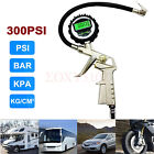 300 Psi Digital Tire Inflator With Pressure Gauge Air Chuck For Truck Car