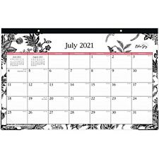 Blue Sky 2021 2022 Academic Year Monthly Desk Pad Calendar 17 X 11 Trim Tap
