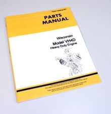 Parts Manual For John Deere Wisconsin Model Vh4d Heavy Duty Engine Catalog