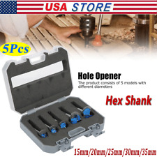 1535mm Hole Saw Drill Bits Hex Shank Adjustable For Cabinet Door Punching Tool