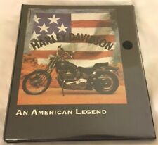 New Listing Harley Davidson Motorcycles Note Book With 3 Ring Binder Portfolio Notebook Wt