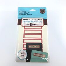 Martha Stewart Home Office With Avery Pack 48 Textured Labels 916 In X 2 12 In