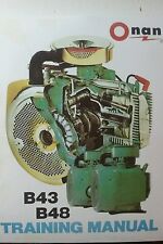 Onan B43 B48 Engine Service Training Manual Garden Tractor Generator Skid Steer