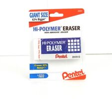 Pentel Giant Size Hi Polymer Eraser Latex Free With Protective Sleeve Zeh20