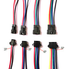 10 Pairs 2pin3pin4pin5pin Male And Female Jst Sm Connector Led Strip Cable 1