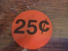 Original Aampa 25 Cent 25 Price Decal Stickers Gumball Candy Vending Machine