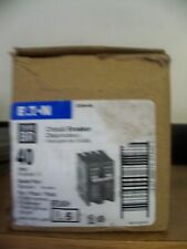 Box Of 5 New Eaton Br240h 2 Pole 40 Amp Thermal Magnetic Circuit Breaker Freesamph