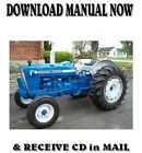 Ford 5000 Agricultural Tractor Repair Shop Service Manual 1965-75 On Cd