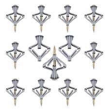 100 Pcs Drywall Anchor Kit Hollow Wall Anchors With Screws Fastener Hardware Us