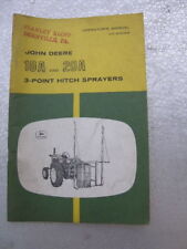 John Deere 10a 20a 3 Point Hitch Sprayer Manual Farm Nr