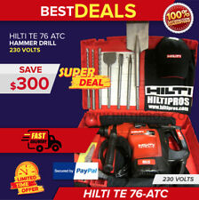 Hilti Te 76 Atc 230 V Hammer Drill Very Good Condition Free Bits Amp Chisels