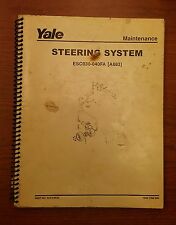 Yale Steering System Manual Esc 030 040fa A883