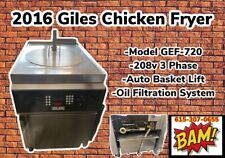 2016 Giles Electric Deep Fryer With Filter System Amp Auto Lift Gef 720