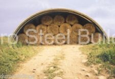 Durospan Steel 51x38x19 Metal Quonset Diy Building Kit Open Ends Factory Direct