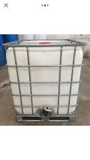 Pick Up Only 275 Gallon Ibc Tote Food Grad Plastic Storage Water Cont Poly Tank