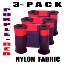 3 Pack Acroprint 125 150 P150bp125 Series Compatible Ribbon Nylon Purple Red