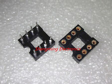 20pcs 8pin Dip Round Ic Sockets Adaptor Solder Type Gold Plated Machined