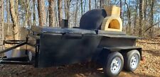 Mobile Pizza Oven Bbq Sink Trailer Dome Pizza Oven Food Truck Catering Business