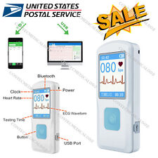 Usa Portable Ecg Ekg Monitor Bluetooth Heart Beat Monitor Usb Lcd Pm10 Ecg Fda