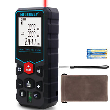 Mileseey Digital Laser Point Distance Meter Tape Range Finder Measure 40m 130 Ft