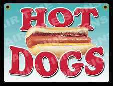 Hot Dog Sign Concession Trailer Stand Cart 12 X 17 Pvc