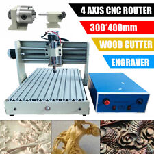 4 Axis 3040 Cnc Router Engraver 400w Drilling Milling Cutting Machinecontroller