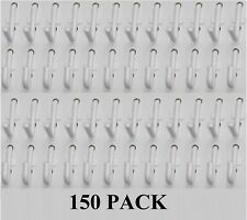 Plastic White J Amp L Style Pegboard Hooks Kit 150 Pack Pegboard Not Included