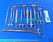 118 Pcs Spay Neuter Veterinary Surgery Surgical Instruments Forceps