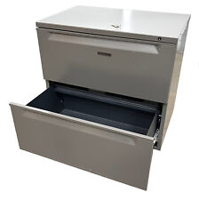 Herman Miller 2 Drawer Locking Aluminum File Cabinet Used Fav222030
