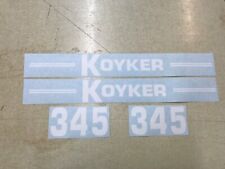 Koyker 345 Loader Decals