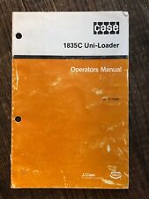 J I Case 1835c Uni Loader Skid Steer Operators Owners Manual Operation Controls