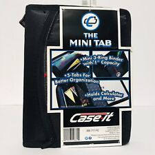 Case It The Mini Tab 3 Ring Binder With 1 Capacity Black