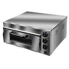 12 Electric Pizza Oven Countertop Pizza Oven Commerical Baker Stainless 2000w