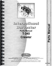 International Harvester T340 Crawler Parts Manual Ih P T340