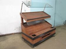 Marco Hd Commercial High End Stained Wood Finish Self Serve Open Bakery Case