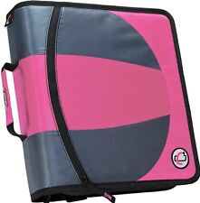 Case It The Dual 1 12 2 In 1 3 Ring Binder 3 Capacity Pink Td 110