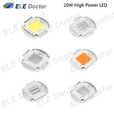 20w Watts High Power Smd Cob Led Chip Lights Beads White Red Blue Uv Lamp Board