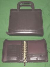 Classic 20 Brown Full Grain Aniline Leather Franklin Covey Planner Binder