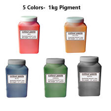 5 Color Screen Printing Pigment 1kg Bottle Water Based Ink Press Logo Chemical