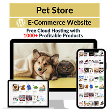 Pet Store Amazon Business Affiliate Dropshipping Website With 1000 Products