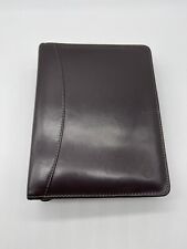 Franklin Covey 6 Ring Brown Leather Binder Co 5044 Planner Organizer