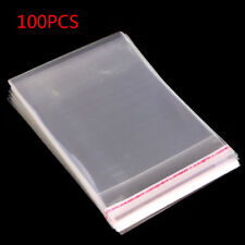 100pcs Clear Opp Plastic Clear Cellophane Cello Display Bags Self Adhesive Seal