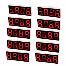 Common Cathode 12pin 4 Bit 198 X 075 X 031 Inch 055 Red Led Display 10pcs