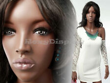 Female Fiberglass African Style Mannequin Dress Form Display Mz Mya2