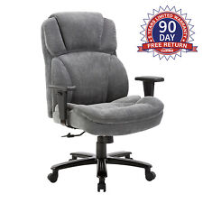 Ergonomic Big Amp Tall Executive Office Wide Chair Upholstered Swivel 400lbs