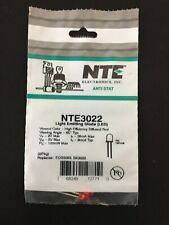 Nte3022 Light Emitting Diode Led 5mm Red 2 Pack