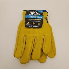 Wells Lamont Hydra Hyde Water Resistant Leather Work Gloves Size Xl