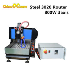 Steel Cnc 3020 3axis 800w Mach 3 Engraving Machine For Metal Copper Brass
