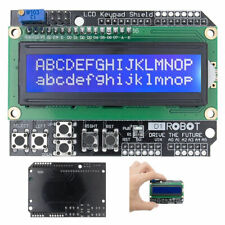 1602 Lcd Board Keypad Shield Blue Backlight Arduino Uno Mega2560 Hd44780 Display